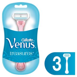 Gillette Venus Treasures Disposable Women's Razors - 3 Pack
