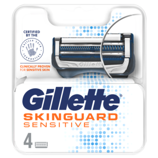Gillette SkinGuard Sensitive Razor Blades 4 Refills