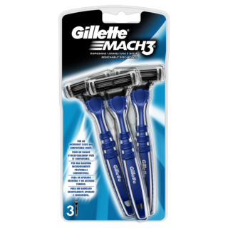 Gillette Mach3 Disposable Razors – 3 Pack