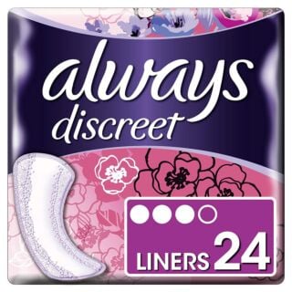 Always Discreet Incontinence Liners - 24 Pack