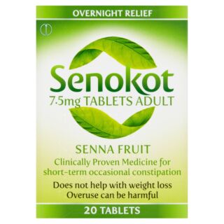 Senokot 7.5mg Adult Fruit - 20 Tablets