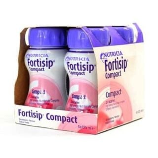 Nutricia Fortisip Compact Strawberry - 4 x 125ml