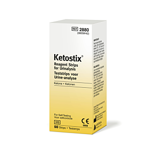 Ketostix Reagent Strips for Ketone Urinalysis - 50 Test Strips