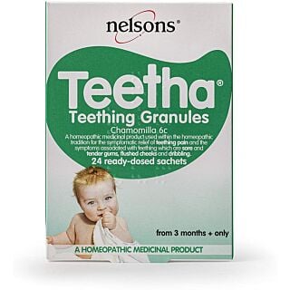 Nelsons Teetha Natural Teething Granules - 24 Sachets