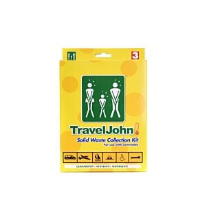 TravelJohn Solid Waste Collection Bags (3 Pack)