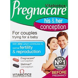 Vitabiotics Pregnacare His & Her Conception - 60 Tablets