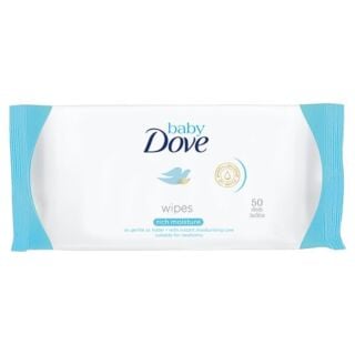 Baby Dove Rich Moisture Wipes - 50 Pack