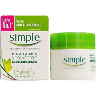 Simple Kind To Skin Vital Vitamin Night Cream - 50ml