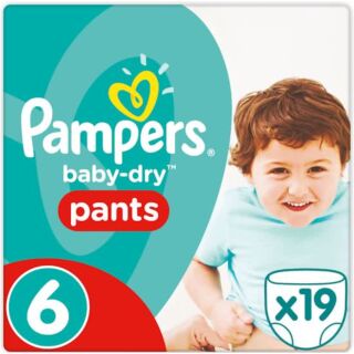 Pampers Baby Dry Pants - Size 6 - 19 Pack