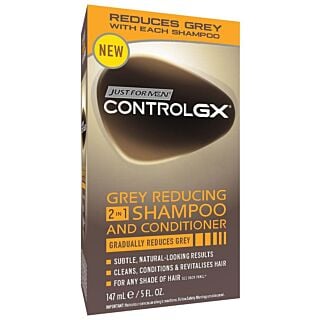 Just For Men Control GX 2-in-1 Grey Reducing Shampoo and Conditioner - 147ml