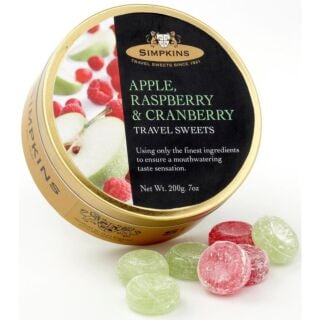 Simpkins Apple, Raspberry & Cranberry Travel Sweets 200g