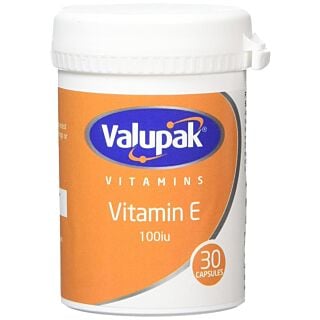 Valupak Vitamin E 100iu - 30 Capsules
