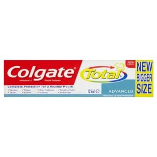 Colgate Total Advanced Antibacterial & Fluoride Toothpaste – 125ml