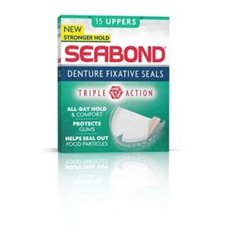 Seabond Original Denture Fixative Seals - 15 Uppers