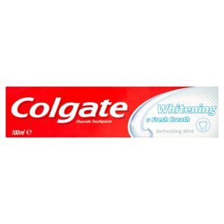 Colgate Whitening & Fresh Breath Fluoride Toothpaste – 100ml