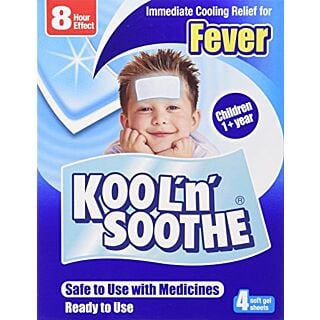 Kool 'N' Soothe Soft Gel Sheets Kids Multipack (Pack of 4)