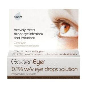 Golden Eye 0.1% w/v Eye Drops Solution - 10ml