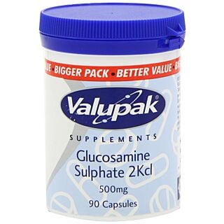 Valupak Glucosamine Sulphate 500mg – 90 Capsules
