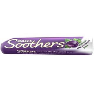 Halls Soothers Blackcurrant Lozenges - 45g