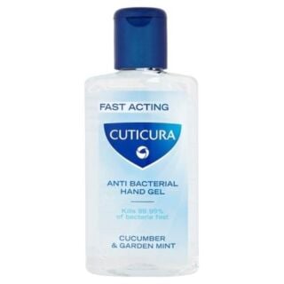 Cuticura Anti Bacterial Hand Gel Cucumber & Garden Mint - 100ml