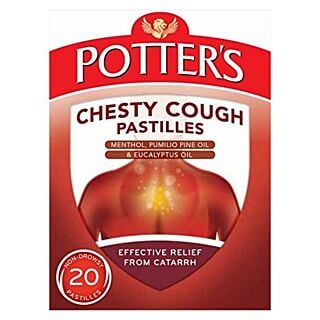 Potters Chesty Cough & Catarrh - 20 Pastilles