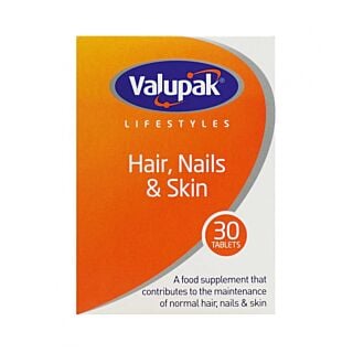 Valupak Hair Nails & Skin - 30 Tablets