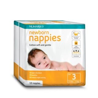 Numark Newborn Nappies - 18 Pack