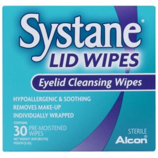 Systane Eyelid Cleansing Wipes - Pack of 30