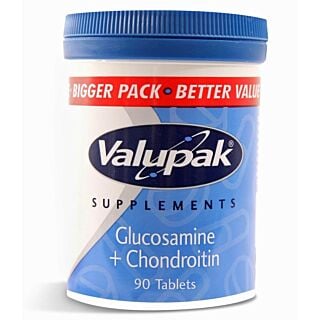 Valupak Jointcare Glucosamine & Chondroitin 400/100mg - 90 Tablets