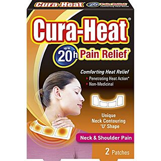 Cura-Heat Neck & Shoulder Pain - 2 Heat Packs