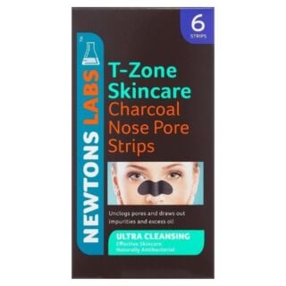 Newton Labs T-Zone Skincare Charcoal Nose Pore Strips 6 Pack