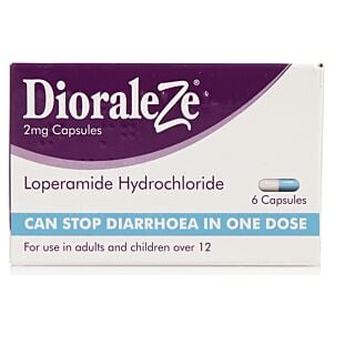 Dioraleze Diarrhoea Relief  2mg - 6 Capsules