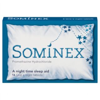 Sominex Sleep Aid 20mg (Promethazine) - 16 Tablets