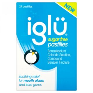 Iglü Sugar-Free Mouth Pain Relief - 24 Pastilles