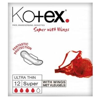 Kotex Ultra Super Plus Towels - 12 Pack