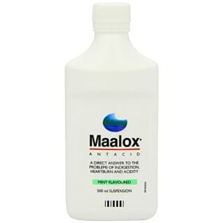 Maalox Antacid Mint Flavoured Suspension – 250ml