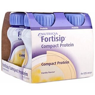 Nutricia Fortisip Compact Protein Vanilla - 4 x 125ml