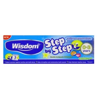 Wisdom Step By Step 0-3 Toothpaste – 75ml  - 0 | Chemist4U