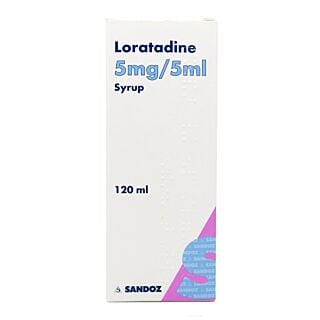 Loratadine Hayfever Relief 5mg/5ml Syrup – 100ml