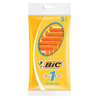 BIC 1 Sensitive Disposable Razor - 5 Pack