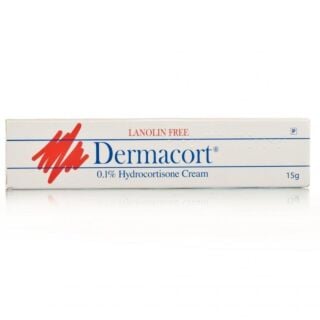 Dermacort 0.1% Hydrocortisone Cream - 15g
