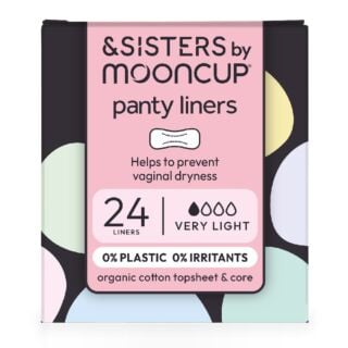 &Sisters By Mooncup Breathable Organic Cotton Liners - 24 Liners