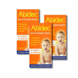 Abidec Multivitamin Drops - 25ml - 3 Pack