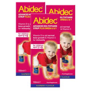 Abidec Advanced Multivitamin Syrup - 150ml - 3 Pack