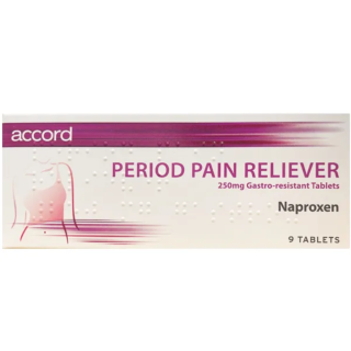 Accord Period Pain Reliever Tablets - Pack of 9