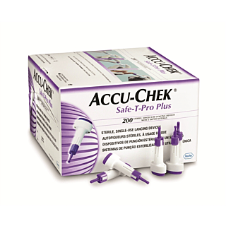 Accu-Chek Safe-T-Pro Plus Lancets - 200 Lancets