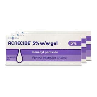 Acnecide 5% Gel Benzoyl Peroxide - 60g - 3 Pack
