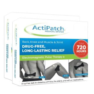 Actipatch All-In-One Back, Knee and Muscle & Joint Therapy Device (2 Pack)