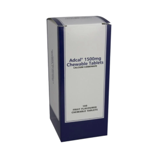 Adcal Calcium Carbonate 1500mg - 100 Tablets