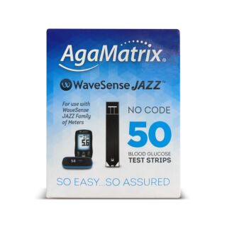 AgaMatrix WaveSense Jazz Blood Glucose - 50 Strips